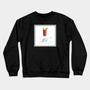 Brunch Queer Alphabet Card Crewneck Sweatshirt